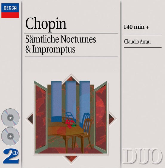 CD X2 Chopin, Claudio Arrau - Sämtliche Nocturnes & Impromptus