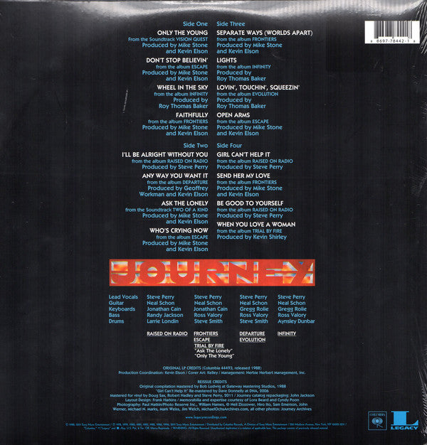 LP Journey ‎– Greatest Hits