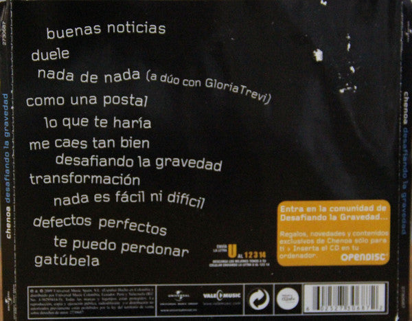CD Chenoa ‎– Desafiando La Gravedad