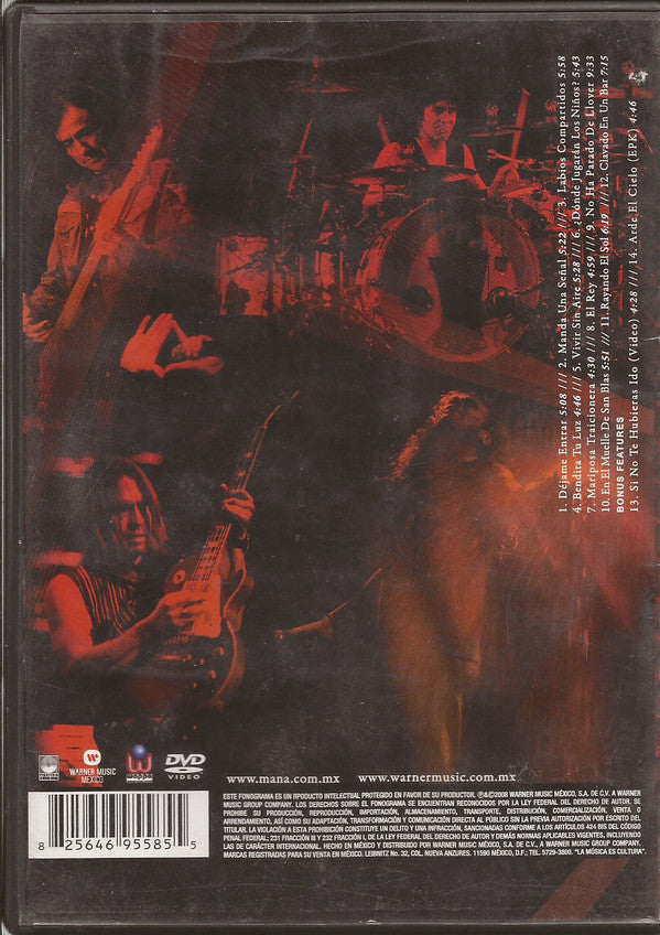 DVD Maná ‎– Arde El Cielo - Vivo