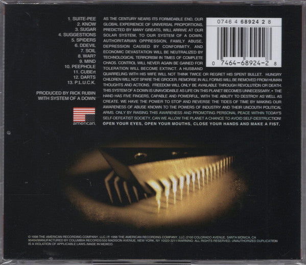CD System Of A Down - System Of A Down