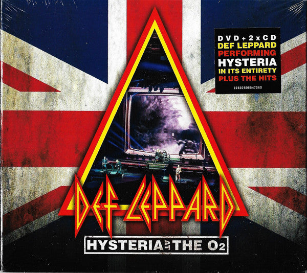 CD X2 +DVD Def Leppard ‎– Hysteria At The O2