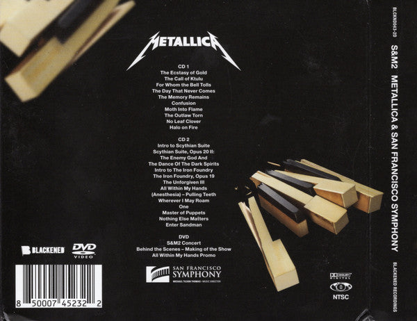 CD + DVD Metallica & San Francisco Symphony ‎– S&M2