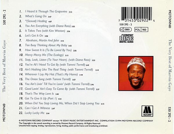 CD Marvin Gaye – The Very Best Of Marvin Gaye