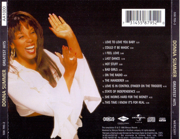 CD Donna Summer ‎– Greatest Hits
