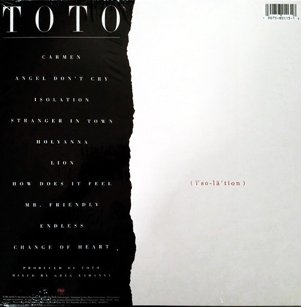 LP Toto – Isolation