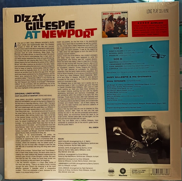LP Dizzy Gilliespie - At Newport
