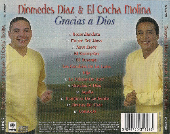 CD Diomedes Diaz Y El Cocha Molina - Gracias A Dios