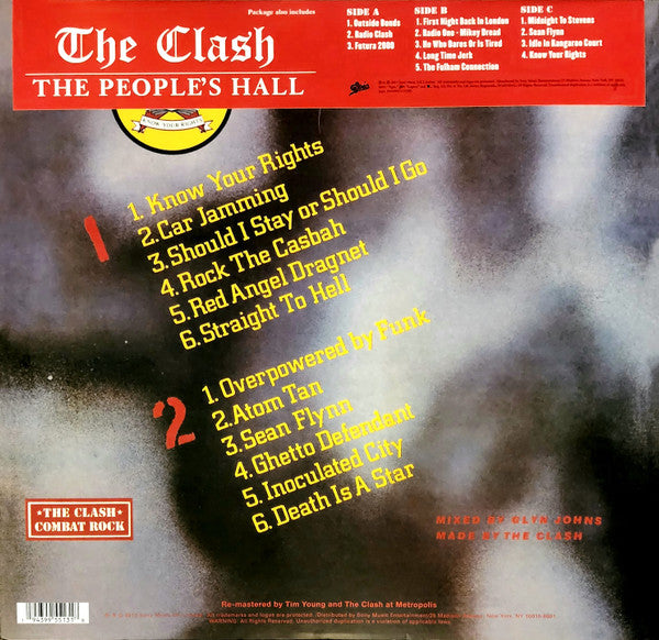 LP X3 The Clash – Combat Rock + The People's Hall
