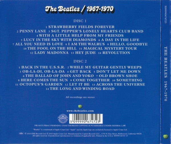 CDX2  The Beatles – 1967-1970