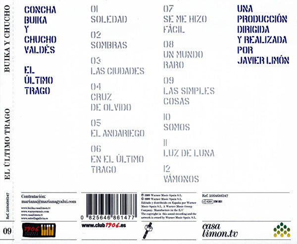 CD Buika - El Último Trago