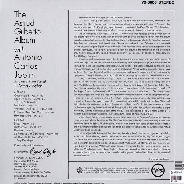 LP Astrud Gilberto ‎– The Astrud Gilberto Album
