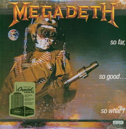 LP Megadeth ‎– So Far So Good...So What