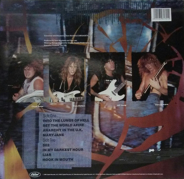 LP Megadeth ‎– So Far So Good...So What