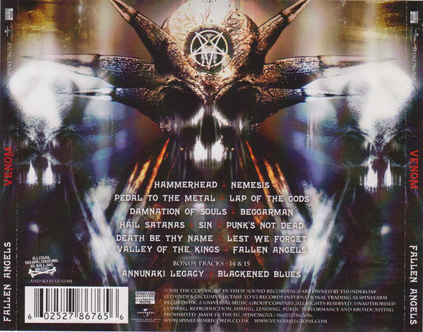 CD Venom ‎– Fallen Angels