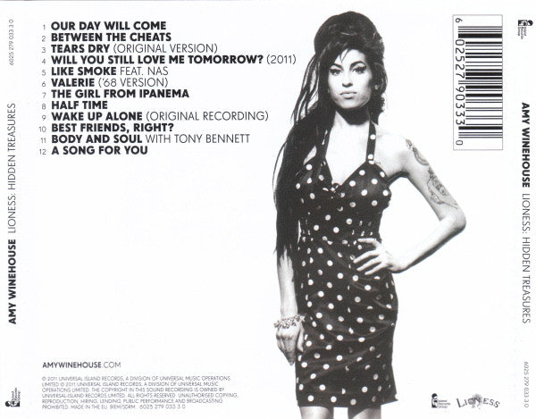 CD Amy Winehouse ‎– Lioness: Hidden Treasures