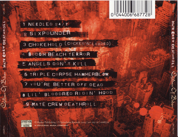 CD Children Of Bodom - Hate Crew Deathroll