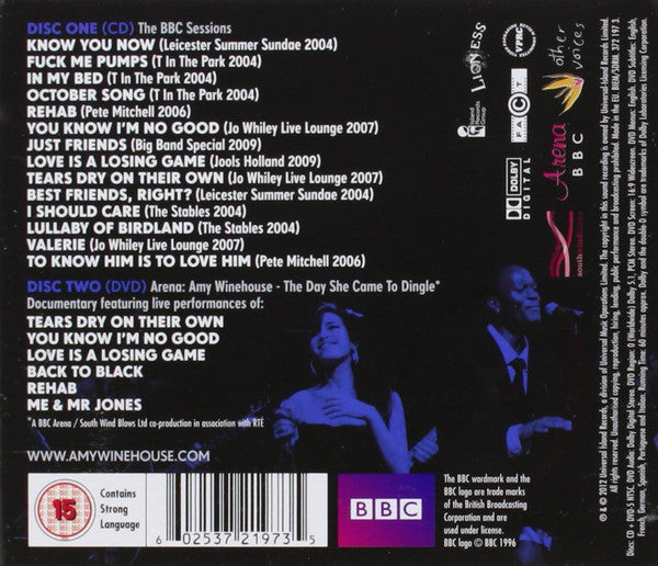 CD+DVD Amy Winehouse ‎– At The BBC