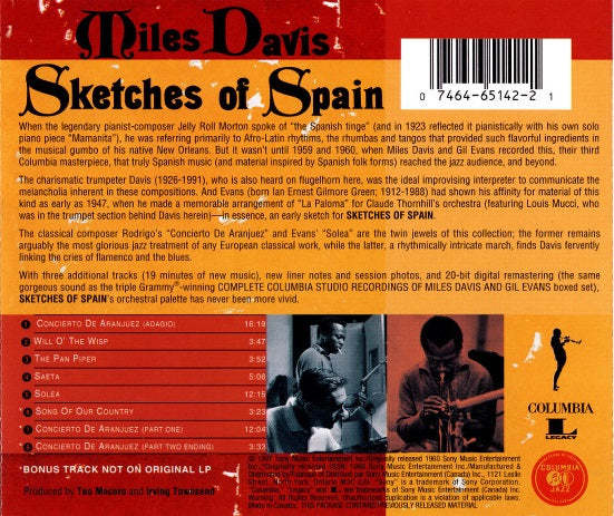 CD Miles Davis – Sketches Of Spain