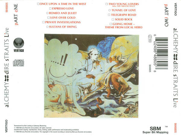 CDX2 Dire Straits ‎– Alchemy - Dire Straits Live
