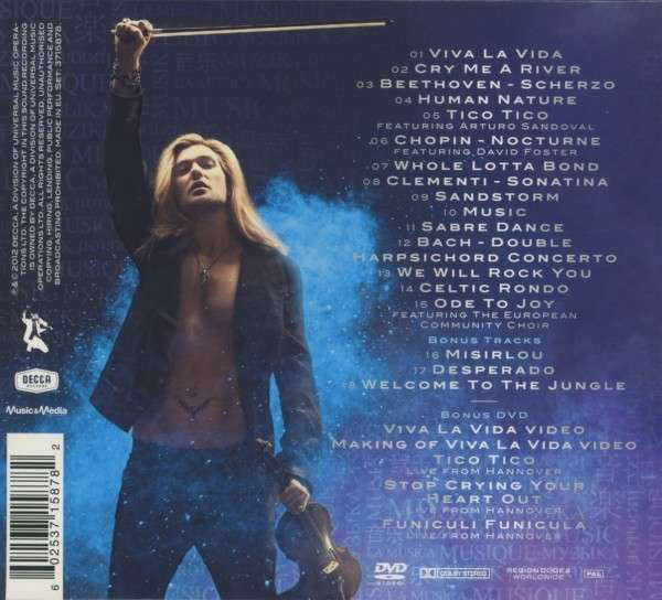 CD + DVD David Garrett ‎– Music