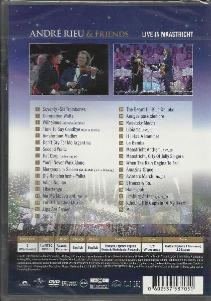 DVD André Rieu & Friends ‎– Live In Maastricht