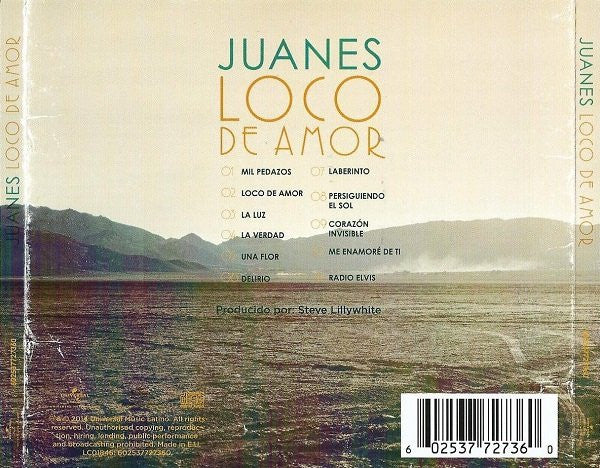 CD Juanes ‎– Loco De Amor