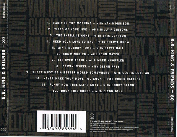 CD B.B. King & Friends – 80
