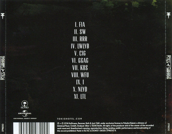 CD Tokio Hotel - Kings Of Suburbia
