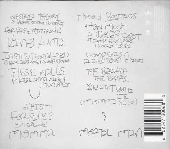 CD Kendrick Lamar – To Pimp A Butterfly