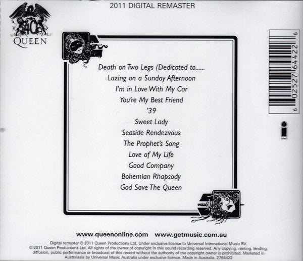 CD Queen – A Night At The Opera