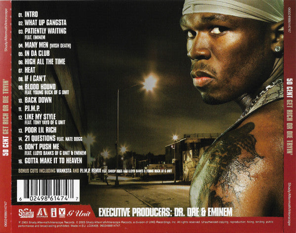 CD 50 Cent – Get Rich Or Die Tryin'