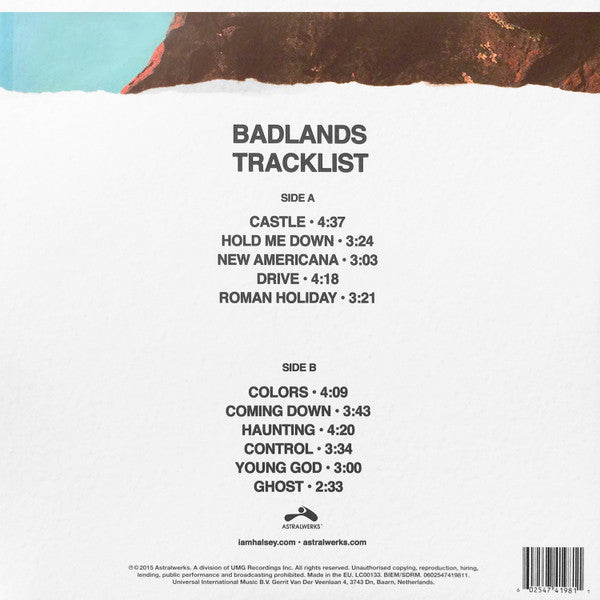 LP Halsey – Badlands
