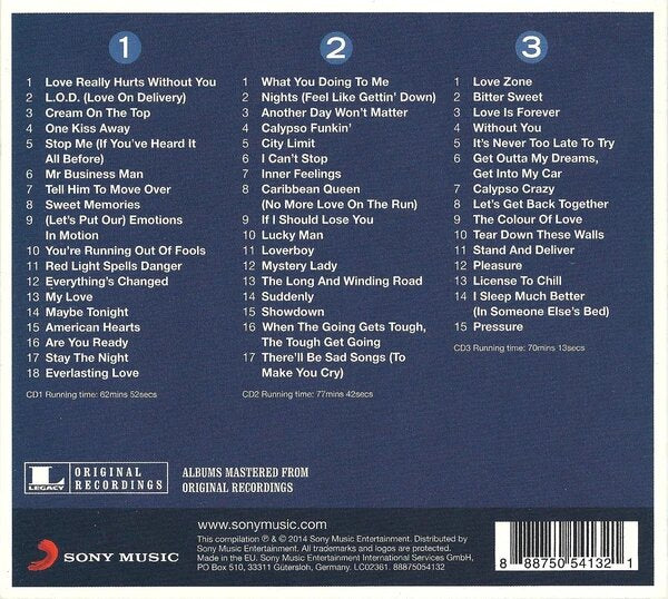 CD X 3 Billy Ocean - The Real... Billy Ocean (The Ultimate Collection)