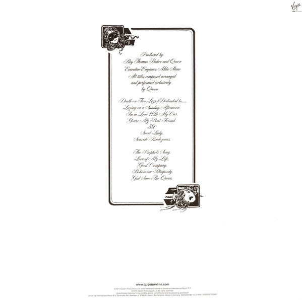 LP Queen - A night at the Opera