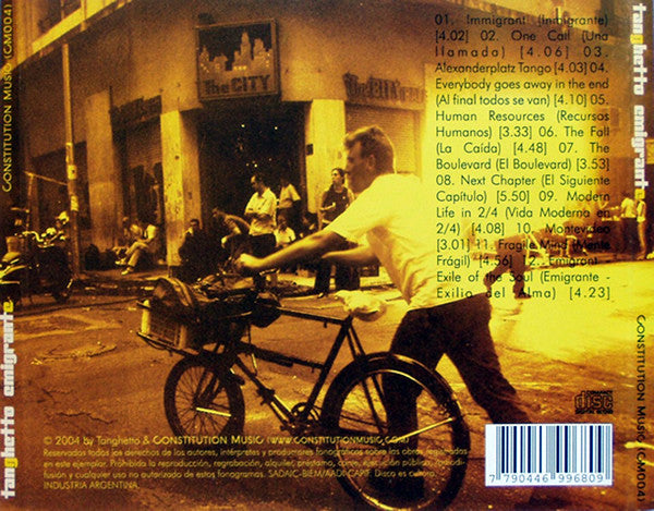 CD Tanghetto ‎– Emigrante (Electrotango)