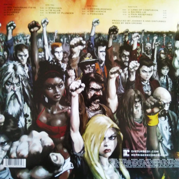 LP Disturbed – Ten Thousand Fists