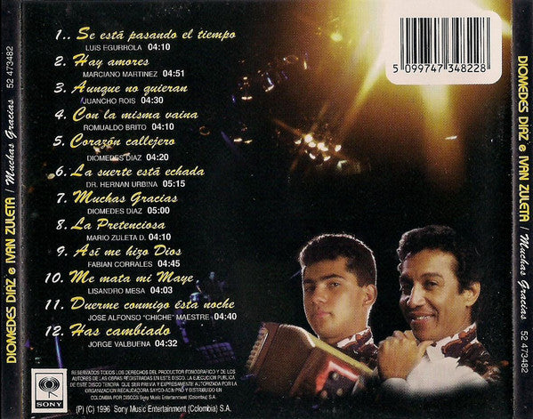 CD Diomedes Díaz ‎– Muchas Gracias