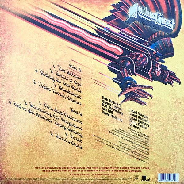 LP Judas Priest ‎– Screaming For Vengeance