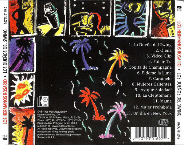 CD Los Hermanos Rosario - Los Dueños Del Swing