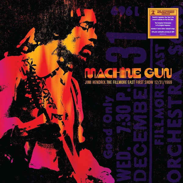 LP Jimi Hendrix ‎– Machine Gun: The Fillmore East First Show 12/31/1969