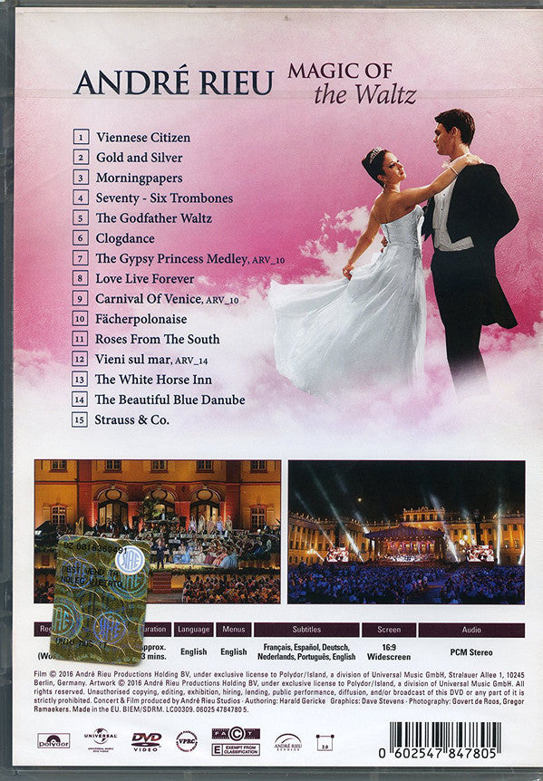 DVD André Rieu ‎– Magic Of The Waltz