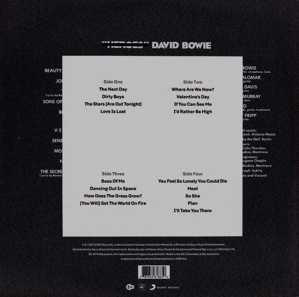LPX2 + CD  David Bowie – The Next Day