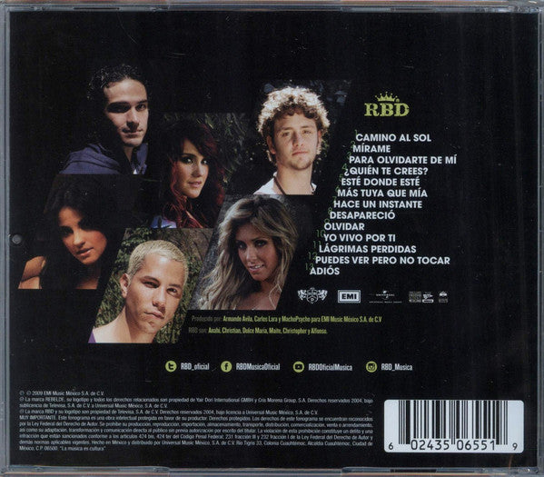CD RBD ‎– Para Olvidarte De Mí