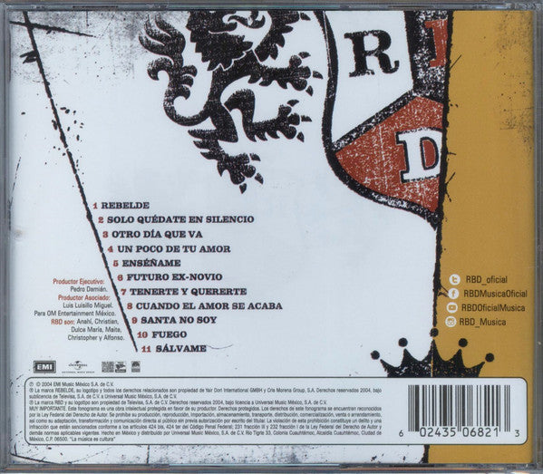 CD RBD ‎– Rebelde