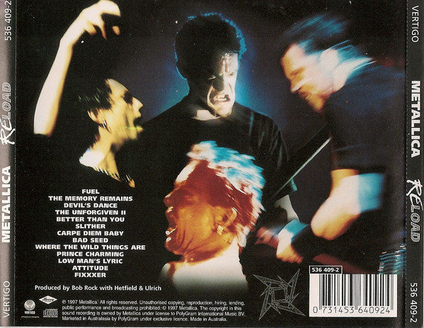 CD Metallica – Reload