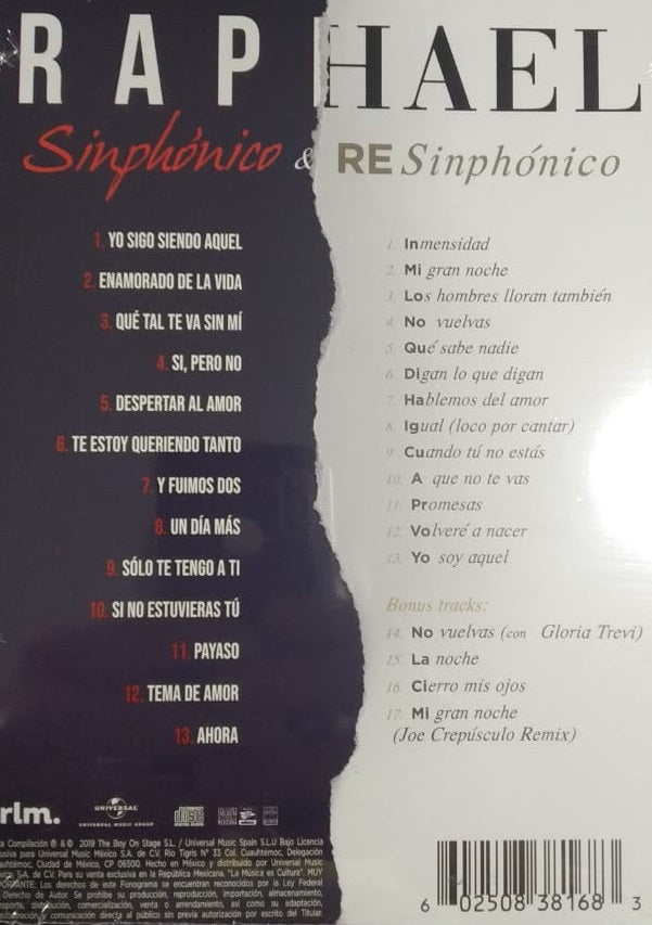 CDX2 Raphael - Sinphónico & Re Sinphónico