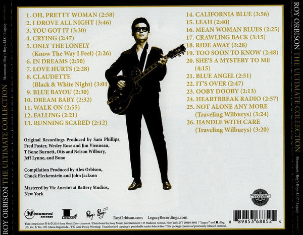 CD Roy Orbison – The Ultimate Collection