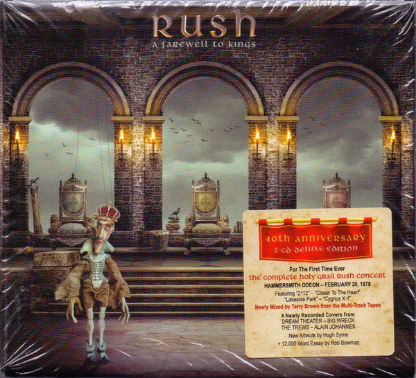 CD X3 Rush – A Farewell To Kings (40th Anniversary)