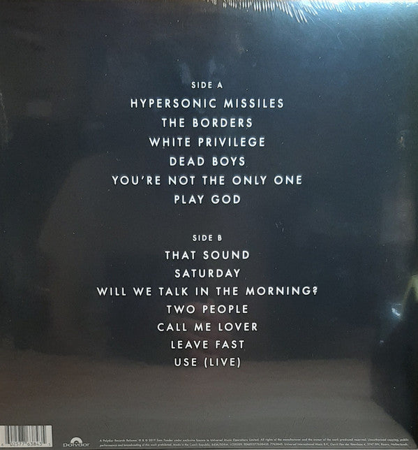 LP Sam Fender ‎– Hypersonic Missiles